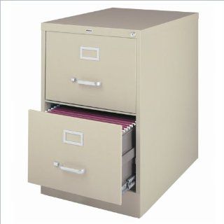 2 Drawer Commercial Legal Size File Cabinet Finish Putty 