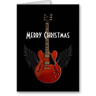 Music is Heaven Christmas Greeting Card