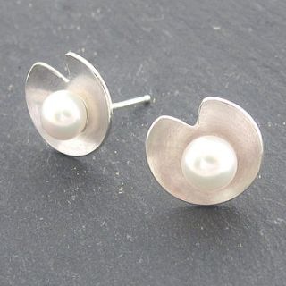 lily pearl studs by emma kate francis