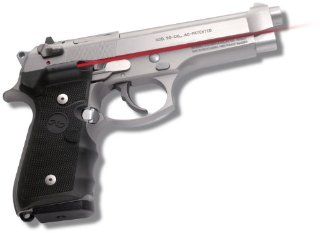 Crimson Trace Lasergrip for Beretta 92 / 96 / M9, Black  Gun Grips  Sports & Outdoors