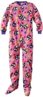 Komar Kids Girls 7 16 Star With Penguin Blanket Sleeper, Pink, 4/5 Clothing