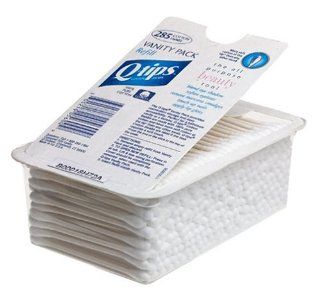 Q tips Cotton Swabs Vanity Refill    285 count Health & Personal Care