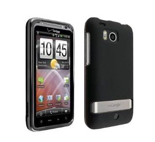 HTC Thunderbolt Snap On HardCover Black Cell Phones & Accessories