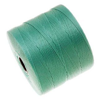 Beadsmith S Lon Micro Macrame Twisted Nylon Cord   Turquoise / 287 Yard Spool