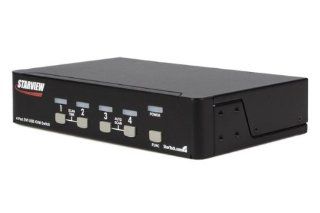 StarTech 4 Port High Resolution USB DVI Dual Link KVM Switch with Audio Computers & Accessories