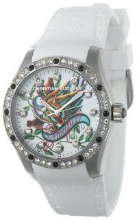 Christian Audigier Unisex INT 302 Intensity Graceful Bird Stainless Steel Watch Watches