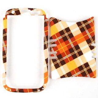 Cell Armor I747 RSNAP TE293 Rocker Snap On Case for Samsung Galaxy S3 I747   Retail Packaging   Orange Plaid Cell Phones & Accessories