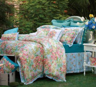 Fuanna Windermere Impression 3 Pieces Set Cotton Printed King Duvet Cover and Pillow Shams   Fuanna Lyocell Duvet Cover Set