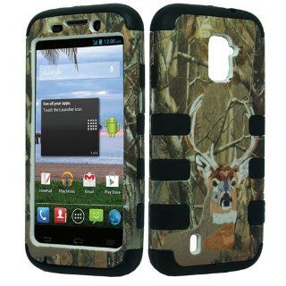 CYstore Dual Layer Graphic Design Tuff Armor Cover Case For ZTE Source N9511 / Majesty Z796C (include a CYstore Stylus Pen)   Deer Hunting Cell Phones & Accessories