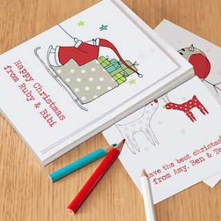 12 christmas cards from your child by lucy sheeran