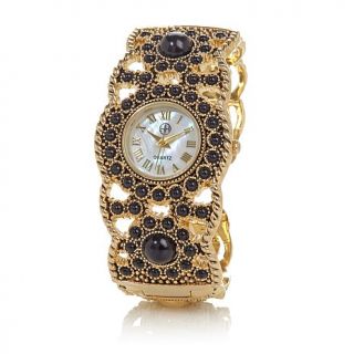 Hot in Hollywood® "Shannon" Filigree Cuff Bracelet Watch