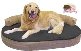 Large Orthopedic Memory Foam Joint Relief Bolster Dog Bed   Licorice  Pet Beds 