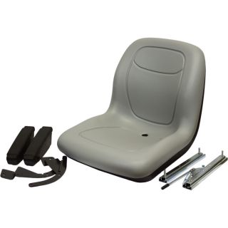 K & M Uni Pro Seat with Arms — Gray, Model# 7806  Lawn Tractor   Utility Vehicle Seats