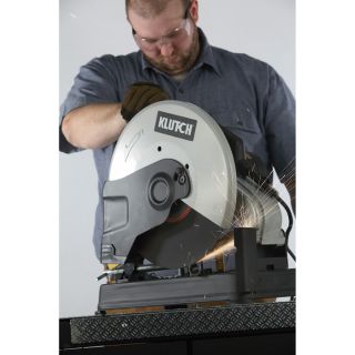 Klutch 14in. Abrasive Chop Saw — 15 Amp, 3800 RPM  Cutoff Tools