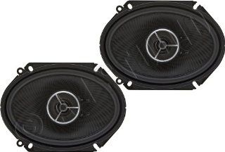 KENWOOD 6x8" 3 WAY SPKR SYS 180W MAX POW  Component Vehicle Speaker Systems 
