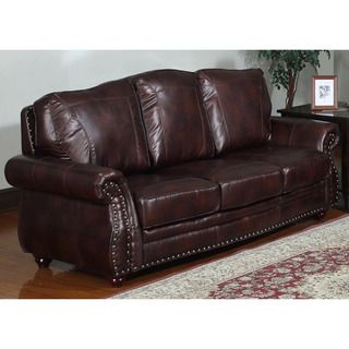 Steven Brown Bonded Leather Sofa Sofas & Loveseats