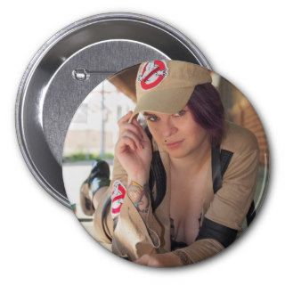 Laura Dynamite Cosplay Button
