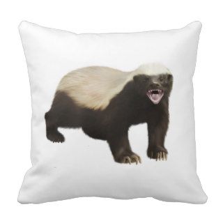 Honey Badger American MoJo Pillow