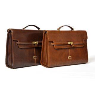 Tony Perotti Italico The Roman Modern Double Gusset Flap Briefcase