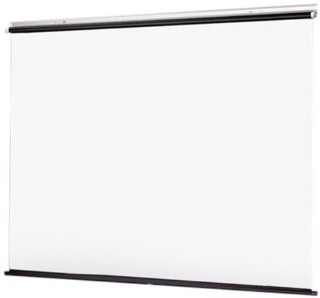 V Screen Matte White Manual Projection Screen Viewing Area 108" H x 108" W Electronics