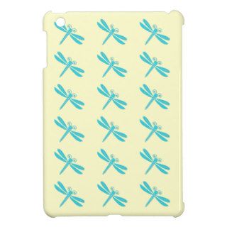 Blue Dragon Flies Lightyellow background Ipad case iPad Mini Cover