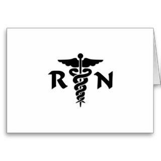 RN Medical Symbol Card