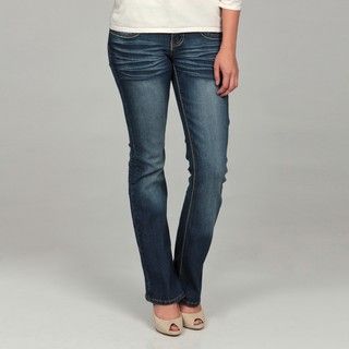 Deja Blue Women's Medium Wash Rhinestone Jeans Jeans & Denim