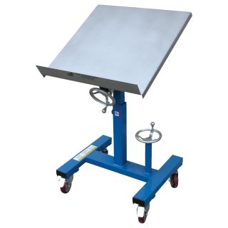 Vestil Mobile Tilting Work Table — 300-Lb. Capacity, 24in.L x 24in.W, Model# WT-2424  Work Tables