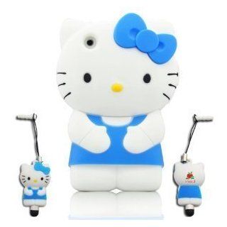 I need Hello Kitty Iphone 3g/3gs Silicone Soft Shell Case with 3d Cat Stylus Pen, Blue Cell Phones & Accessories