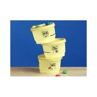 Tupperware SpongeBob SquarePants Funny Faces Snack Cup Set   Food Savers