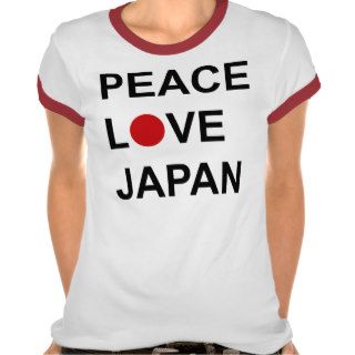 PEACE LOVE JAPAN SHIRT