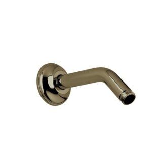 Rohl 1440/6TCB 6 9/16 Inch Length 1/2 Inch Male by 1/2 Inch Male Npt Wall Mounted Shower Arm Outlet in Tuscan Brass   Shower Arms And Slide Bars  