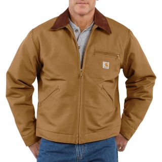 Carhartt Duck Detroit Blanket-Lined Jacket — Brown, Medium Tall, Model# J001  Jackets