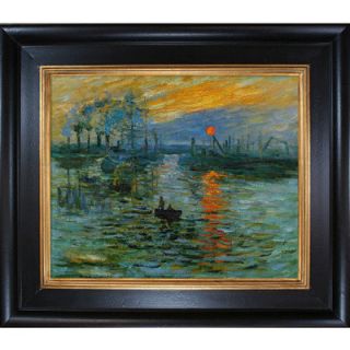 Tori Home Impression Sunrise by Monet Framed Original Painting