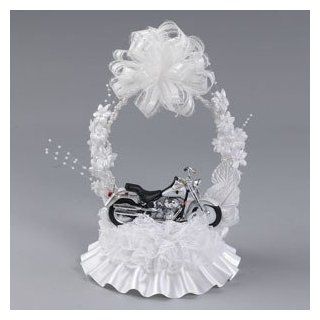 HARLEY DAVIDSON Motorcycle Bike Hog Wedding Cake Topper Ornament Arch 310 Health & Personal Care