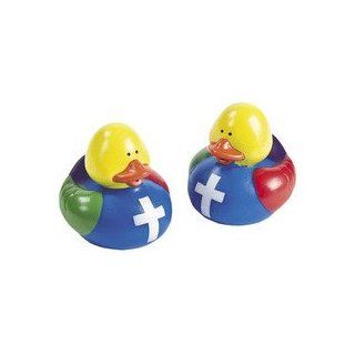 12 ct   Colors of Faith Rubber Duck Ducky Duckies Toys & Games