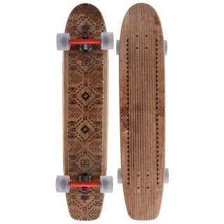 Globe The Plank Longboard Skateboard Brown 2014