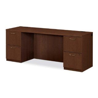 HON Company Products   Kneespace Credenza, 72"x24"x29", Shaker Cherry   Sold as 1 EA   Park Avenue Laminate Collection offers an upscale design with clean, uninterrupted lines, tri oval edge detail, vertically matched woodgrain and mixed mat