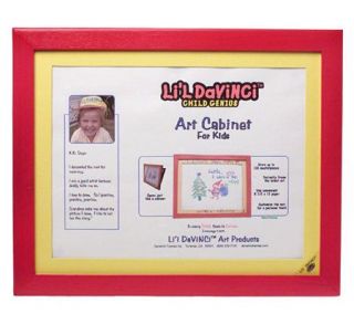 Lil DaVinci Art Display Frame and Storage Cabinet —