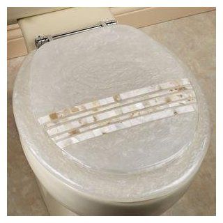 Ginsey Mother of Pearl Resin Toilet Seat    