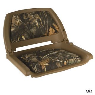 Fold Down Padded Camo Boat Seat Only 71964