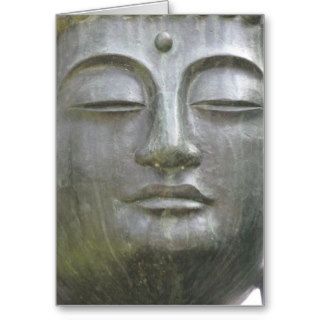 Buddha's Face Card