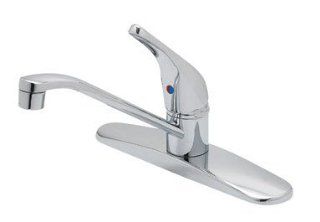 Oak Brook Single Handle Kitchen Faucet Without Spray   Touch On Kitchen Sink Faucets  