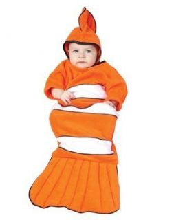 Clownfish (Clown Fish) Baby Bunting Infant Costume Size 0 6mo Clothing