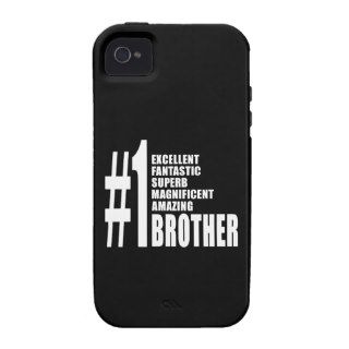 Birthdays Parties Christmas  Number One Brother Vibe iPhone 4 Covers