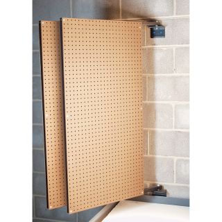 Triton Products Wall-Mount Swing Panel System — (2) 24in.W x 48in.H Panels, Model# B1-2  Pegboards
