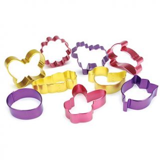 Wilton 9 piece Colored Metal Cookie Cutter Set   Easter