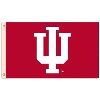 INDIANA 3X5 FLAG "IU" LOGO ONLY  Sports Reflective Gear  Sports & Outdoors