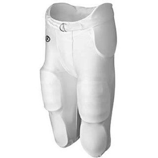 Youth Football Integrated Pant with Built in Pads from Rawlings (White)  Football Girdles  Sports & Outdoors