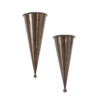 Shop Metal Wall Cones (Set of 2) at the  Home Dcor Store